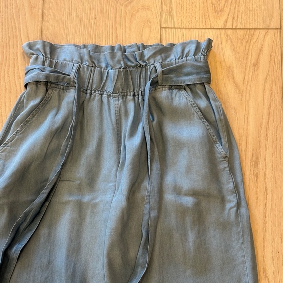 Thread & Supply Light Denim Style Wide Leg Trousers - Small - Picture 2 of 4